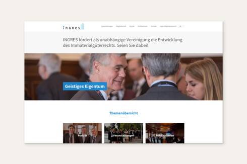 Ingres Webseite umgesetzt mit Contao CMS von Media Motion AG, Wittenbach