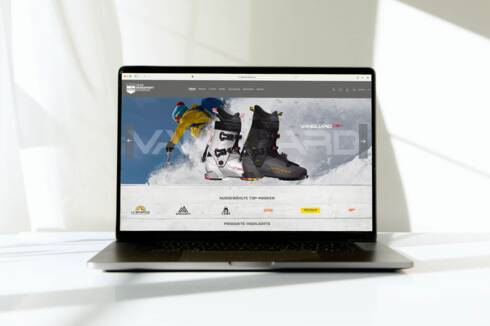 Alpine Outfitters Website by Media Motion AG, Wittenbach, Schweiz