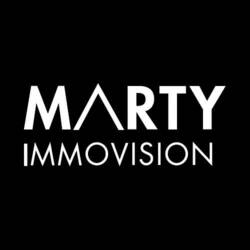 Marty Immovision Logo Negativ